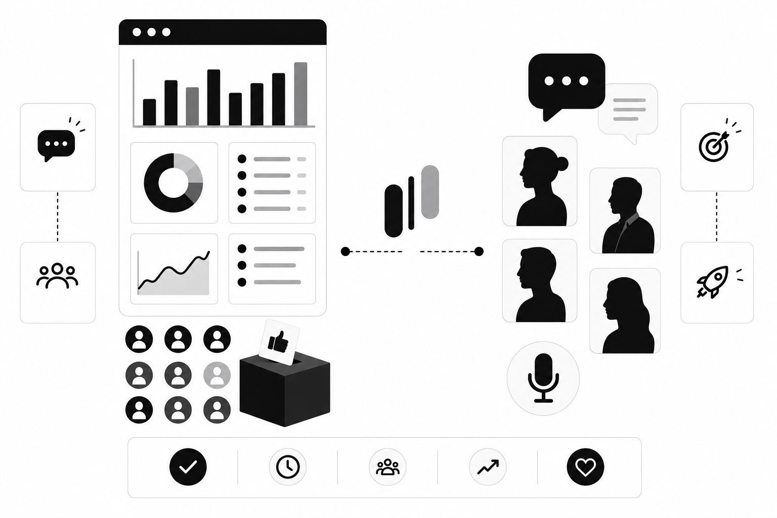 Quantitative vs. Qualitative: How to Combine Voting Data with User Interviews